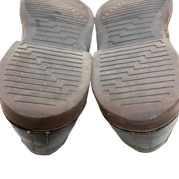 CLARKS Dark Chocolate Brown Genuine Leather Slip ON Loafers Casual Shoes sz 12 - Picture 16 of 16